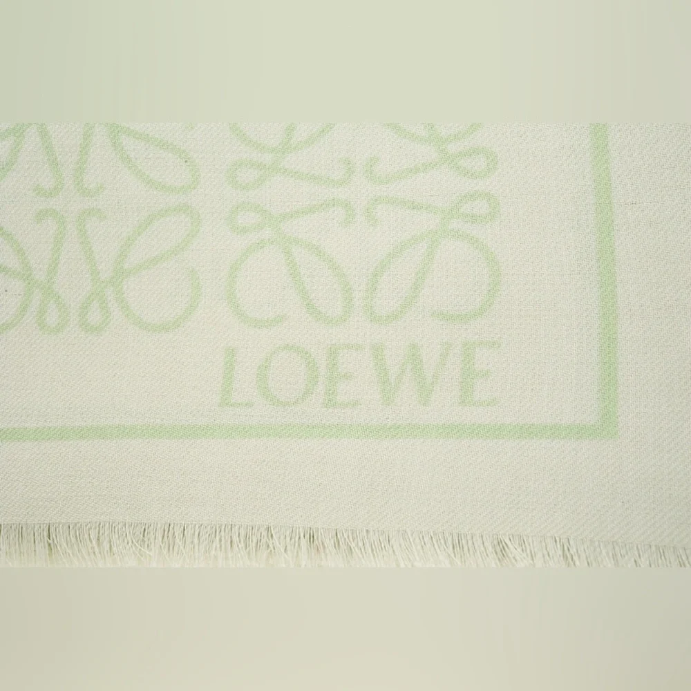 Loewe Anagram scarf in wool and silk